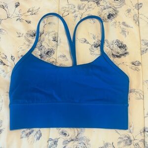 Lululemon Poolside Blue Flow Y Longline Size 6